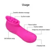 Poderoso vibrador de chupación de lengua para mujeres Massager de coño Masturbator Masturbator Clitoris Estimulador de sexo Toys para mujer T191084621