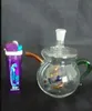 nuova teiera per narghilè Bong in vetro all'ingrosso Bruciatore a nafta Tubi dell'acqua in vetro Impianti petroliferi Senza fumo