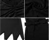 Halloween Costumes Women Scary Uniform Bodysuit Ghost Horror Skeleton Print Cosplay Dress Clothing Long Bat Halloween Clothing