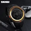 Skmei 1251 Relojes deportivos para hombre Buceo 50 m Reloj LED digital Hombres Electrónica Moda Relojes de pulsera casuales 2018303H