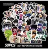 50pcs / lot Mixed Car Stickers Mob Psycho 100 MP100 för bärbar dator Hjälm Skateboard Klistermärken Pad Cykel Motorcykel PS4 Telefon Notebook DECAL PVC