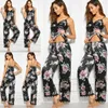 2019 mulheres seda cetim pijama conjuntos sem mangas pretas laço floral pijama + calças sleepwear nightwear sexy loungewear pijamas conjuntos