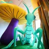 4M Жизнь насекомых Мантис Зеленый надувный надувный мантинг -манни -маг, животный воздушный шар для украшения парка и зоопарка