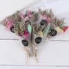 Dry Flower Artificial Crystal Grass For Valentine's Day Gift Decor Mini Bouquet DIY Girls Dried Flowers Photography Prop