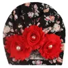 Dziewczęta indyjskie czapki niemowlę Sun Floral Pearl Caps Kids Outdoor Bluchy Valuies Toddler Printed Caks Enfant szydełkowe czapki 064406257