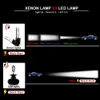 1 Kit Super Bright Lightness High Low Beam PK43T LED Conversion Kit H4