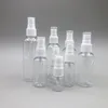 Empty 60ml 2Oz. Clear Plastic Mist Spray Bottle,Travel Perfume Atomizer for Cleaning Solutions (Spray Bottles, White+Clear)