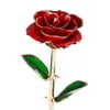 Valentine039S 24K Gold Plated Rose med förpackningsbox för födelsedag Moder039S DAG JUBILITAL Present T2001035231381