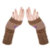 Mode-1 paire de gants de frappe de coeur de Noël bras poignet plus chaud manches hiver automne mitaines