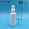 100 teile/los Kostenloser Versand 10 20 30 50 60 100 ml Weiß Kunststoff Spray Parfüm Flaschen Leere Kosmetik Behälter