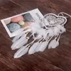 Nowy kształt serca LED Dream Catcher Koronki DreamCatcher Wind Chimes Feather Bead Wiszące Dekoracji Ornament Walentynki prezent