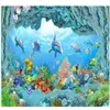 European-style blue beautiful scenery wallpaper underwater ocean wallpapers landscape wallpapers background wall