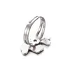 Whole 50pcs New Fashion Unicorn Mood Rings Emotion feeling ring Temperature Control Changeable Adjustable animals Ring Band MR5112210