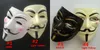 Vendetta anonymousバレンタインボールパーティー装飾フルフェイスハロウィーン怖いコスプレパーティーマスクWX9-391のためのvマスクマスカレードマスク