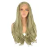 Xtrend Synthetic Lace Front Wig Long Pink Purple Orange Green White Wigs For Black Women Wave Hair Female Peruca Curly Copper