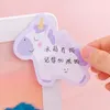 Kawaii Unicorn Sticky Memo Pads süße Cartoon Kleben Note N -mal Klicknotizen Büro Stationerie Sammelalagenda Aufkleber6228919