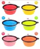 Portable Silicone Collapsible Dog Bowl Cat Puppy Pet Feeding Travel Bowl with Carabiner Easy Carry Pet Food Bowl Feeder Dish w/Hook ML015