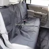 Black Car Auto Dog Seat Cover Cat Pet Protector Travel Auto Back Rear Waterproof Oxford 132cm X 142cm