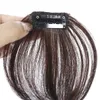 Девушки довольно новое удлинение прямое парик на зажиме в передних волосах парики Human Hair9264441 S 92644441 Wigs S S