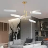 Metal inclined mouth creative post-modern Nordic industrial wind living room bedroom contracted tieyi personality chandelier factory direct