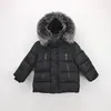 Liligirl Beaby Boys Jacket 2018 Зимняя куртка для девочек теплые густые дети с капюшоном