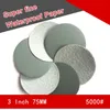 36PCS 3 Inch Flocking Waterproof Sandpaper Abrasive Paper 400 to 10000 Grits Self-adhesive Wet & Dry for Sanding Polishing223K