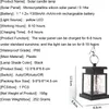 Hanging Solars Lamps Waterproof LED Outdoor Candle Lantern Decorated in Garden Patio Deck Solar candles lamp USASTAR