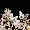 Schöne handgemachte Kristallhochzeitskronen und Tiaras -Strass -Kopfbedeckungen Brautmädchen Frauen Proms Abend Brithday Party Kleid 8458805