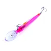 HENGJIA 2019 new Minnow fishing lure Artificial Pesca Tackle Plastic Hard bait Wobler Floating 1-4m treblhook luminous 3D eyes 17cm 30g
