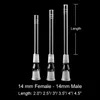 14mm에 유리 Downstem 기관총 14mm, 18mm로 18mm, 유리 기억 만 석유 굴착를 들어 줄기 18mm 남성 여성 공동 유리 아래에 14mm