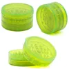 New Plastic Herb Grinder 60mm Diameter Tobacco Spice Crusher Smoking Accessories Multicolor 4 Layers Herbal Grinder Dab Tool DHL Free
