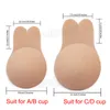 Mulheres empurram sutiã coelho orelhas invisíveis sutiã elevador nubra auto adesivo sutiã bras tampa adesivos strapless backless bra pad