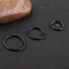 Pierścień z nosem ze stali nierdzewnej i chrząstka kołków Tragus Tragus przekłuwające kolczyki biżuteria 20g mieszanka 100pcs 6/8/10 mm