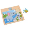 Baby Wooden Puzzle Traffic And Animal Puzzle Educational toy Baby Training Toy Jigsaw kids toy Gifts