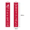 Juldekorationer Banner Decoration Outdoor Interior Winter Happy Bright Door Sign Red Decorati1