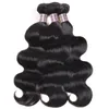 IsHow Solto Brasileiro Brasileiro Bundles Humano Bundles Wefts Yaki Reta Curly Corpo Água Virgem Extensões de Cabelo para Mulheres Todas as idades Jet Black 8-28inch Indian Peruano