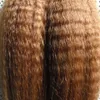 2.5g / pc kinky straight Remy Tape In Human Hair Extensions Double Drawn Adhésif grossier yaki Cheveux Peau Trame 16 " 20 " 24 " Multi Couleurs 40 pcs