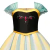 Meisjes cosplay jurken cartoon party show peform mouwloze ritsjurk kinderen meisjes prinses mesh kostuum 27t 047736353
