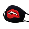 Impreza Anime Face Mask Unisex 3 Style drukowane czarne bawełniane oddychanie wielokrotne wielokrotnego użytku wiatrowoodporne maski do jamy ustnej 6966112