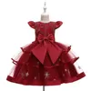 Abiti da ballo lunghi con fiori fantasia Abiti per adolescenti per bambina Costume da festa per bambini Abito da sera formale per bambini cosplay