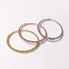 Vendi accessori di moda con fibbia per gioielli placcati in oro rame e edizione stretta perle clovr perle braccialetti e donna bracciale tricolor7154823