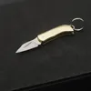 Creative Mini Zipper Keychain Knife Portable Outdoor Survival Emergency Tool Foldable Stainless Steel EDC Key Ring