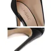 Sıcak Satış-xy Ayakkabı Rhinestone Hollow Out Balık Ağız Sandalet Çizme Seksi Yüksek Topuklar Kadın Siyah elbise sandalet Soğuk