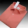 Polo estiva da uomo T-shirt da uomo tinta unita di alta qualità T-shirt polo ricamata T-shirt tinta unita Abbigliamento XS-4XL