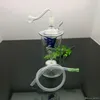 Fairy Crane Glass Sand Core Filtration Bouteille de tabac à eau Narguilé en verre en gros, Raccords de conduite d'eau en verre, Fumer, Livraison gratuite