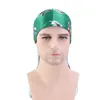 Custom Print Silky Satin Durag Match Silk Bonnet för kvinnor Silky Bandanas för män Long Tail Durags Wave Cap Sleep Cap