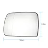 Freeshipping Paar zijspiegelglas Verwarmd 51167039598 voor BMW X5 E53 2000-2006