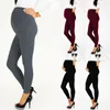 Women Pregnant Warm Pants Maternity Stretchy Slim High Waist Skinny Trousers Pregnancy Pants Fashion High Quality Women Pants1654612