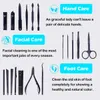 15-piece manicure set for professional fingers and toes *care scissors scissors fashion leather gift box manicure set stainless steel *sciss