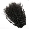 Vmae Human Afro Kinky Curly Ponytail Hair 100g 120g 140g 3c Haird Hairsail Heal Clip في ملحقات الشعر